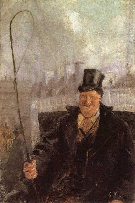 Christian Krohg Paris Hackney Cab Driver china oil painting image